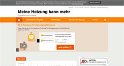 Desktop Screenshot of meine-heizung.de