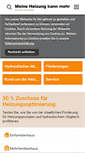 Mobile Screenshot of meine-heizung.de